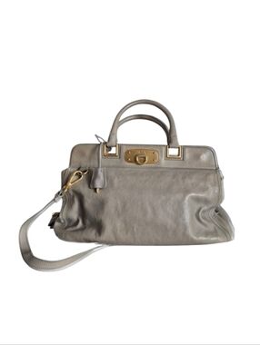 Prada Leather Top Handle Satchel Crossbody Bag